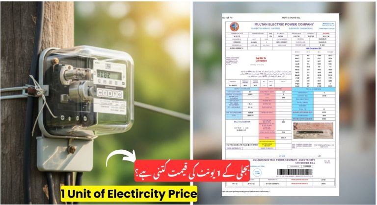 How Much Does 1 Unit of Electricity Cost in Pakistan?
