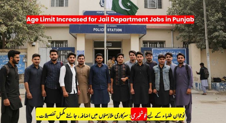 Good News for Youth: Age Limit Increased for Jail Department Jobs in Punjab