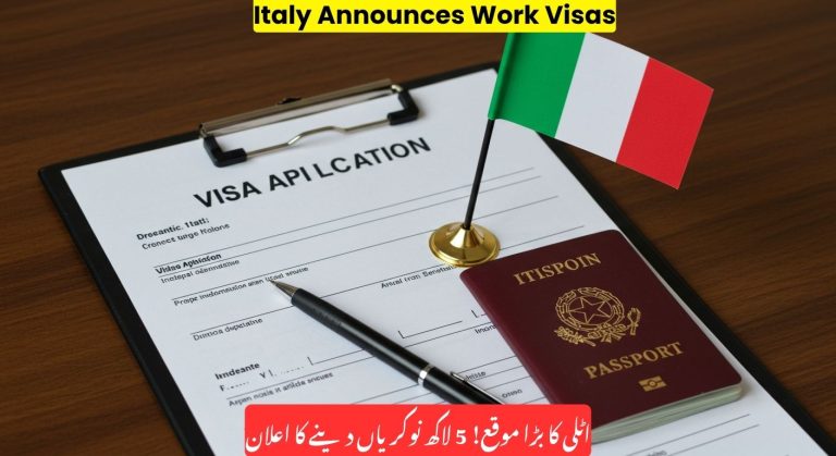 Italy Announces 500,000 Work Visas for Non-European Countries from 2026 to 2028