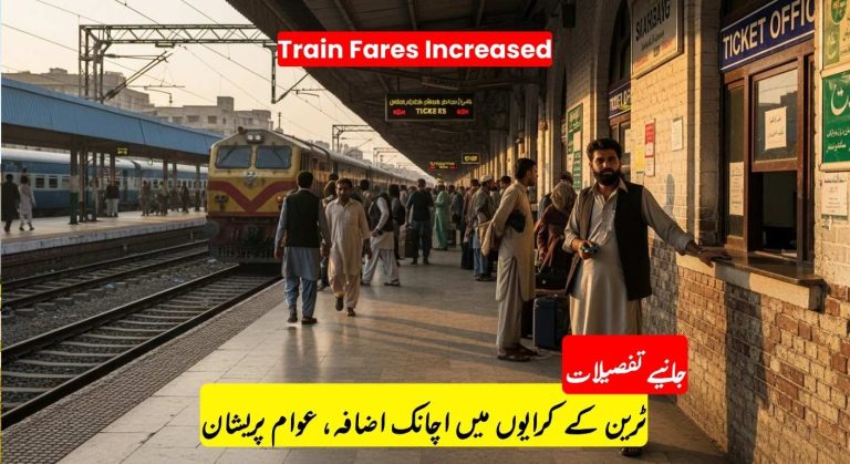Train Fares Increased Following Petrol Price Hike Across Pakistan